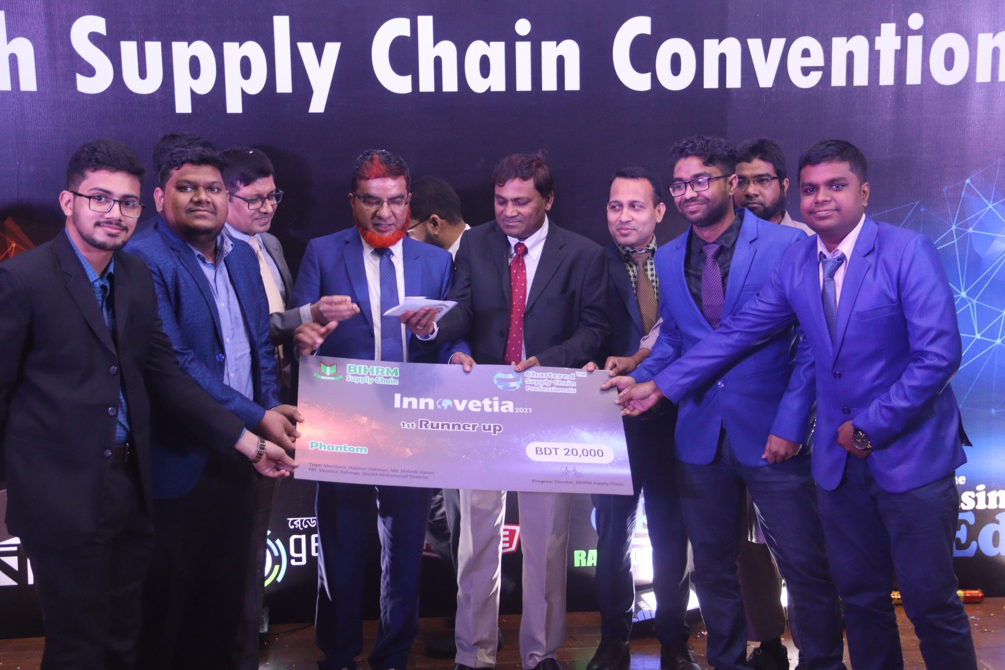 Team Phantom becomes 1st Runners Up at event by “BIHRM Supply Chain”